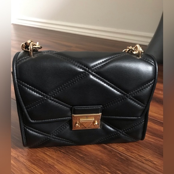 Michael Kors Serena Small Quilted Crossbody Bag - Picture 2 of 10